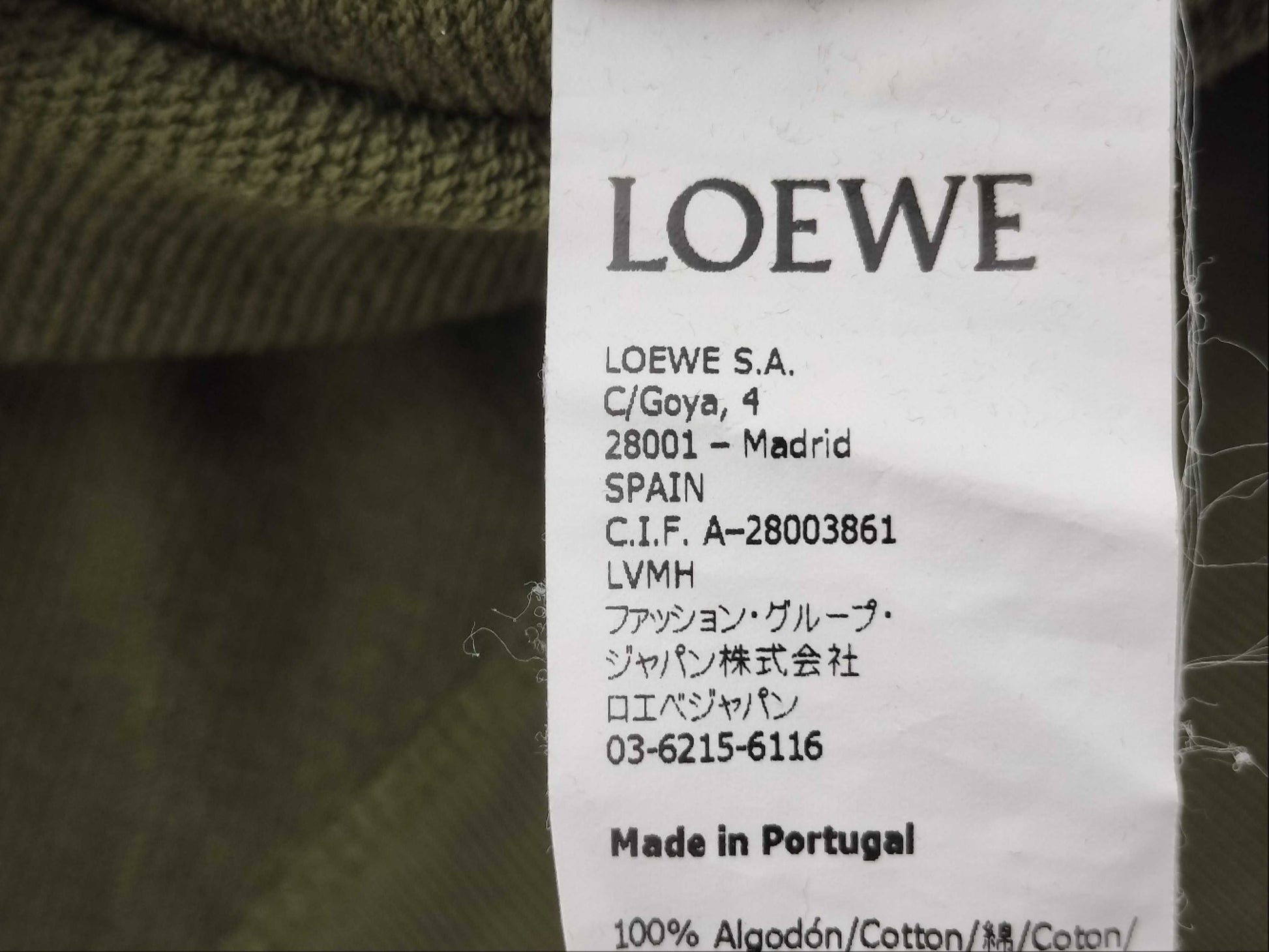LOEWE LOEWE Embroidered Logo Sweatshirt Top