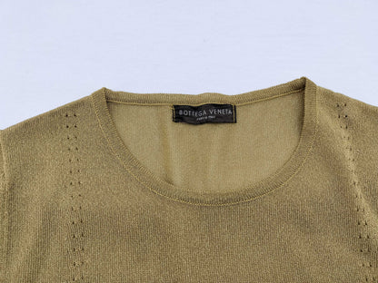 BOTTEGA VENETA BOTTEGA VENETA Bottega Veneta knit short sleeve sweater top