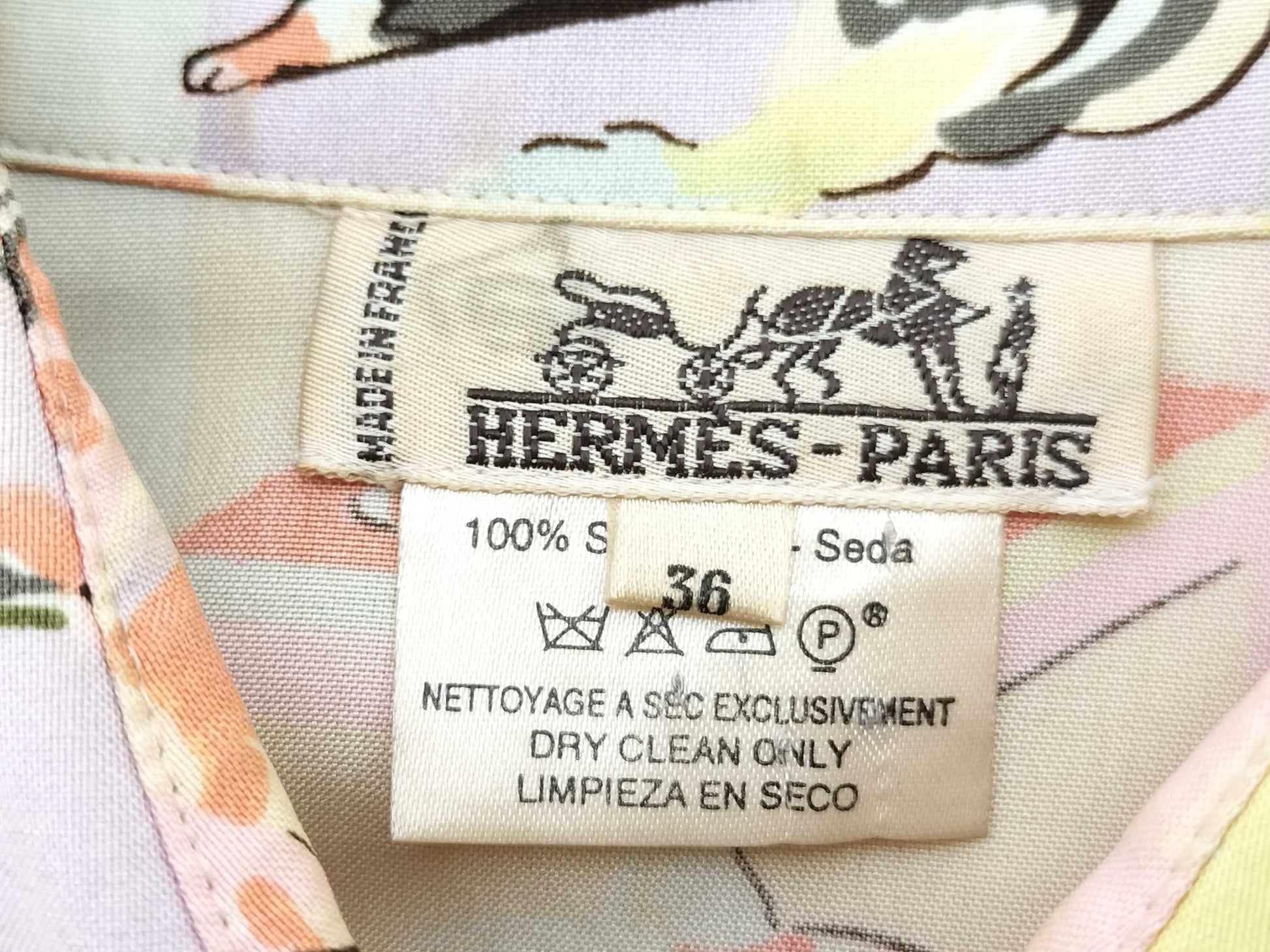 HERMES HERMES Hermes Animal Overshirt Shirt