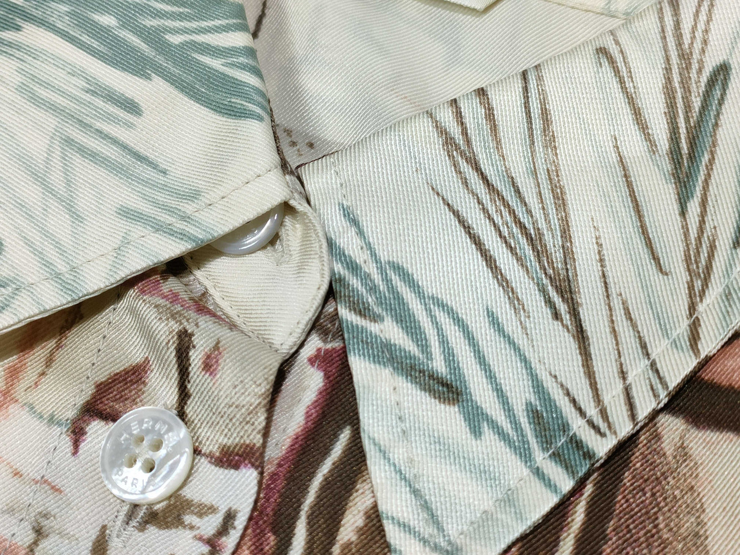 HERMES HERMES Hermes Gaultier period blouse shirt shirt