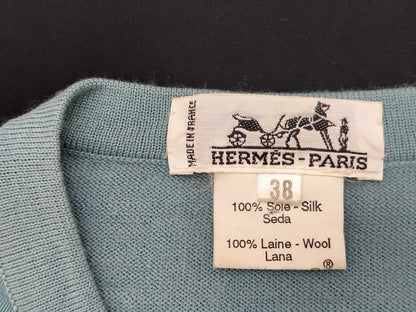 HERMES HERMES Serie Button Twill Reine Cardigan