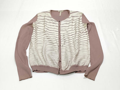 HERMES HERMES Margiela period striped cardigan