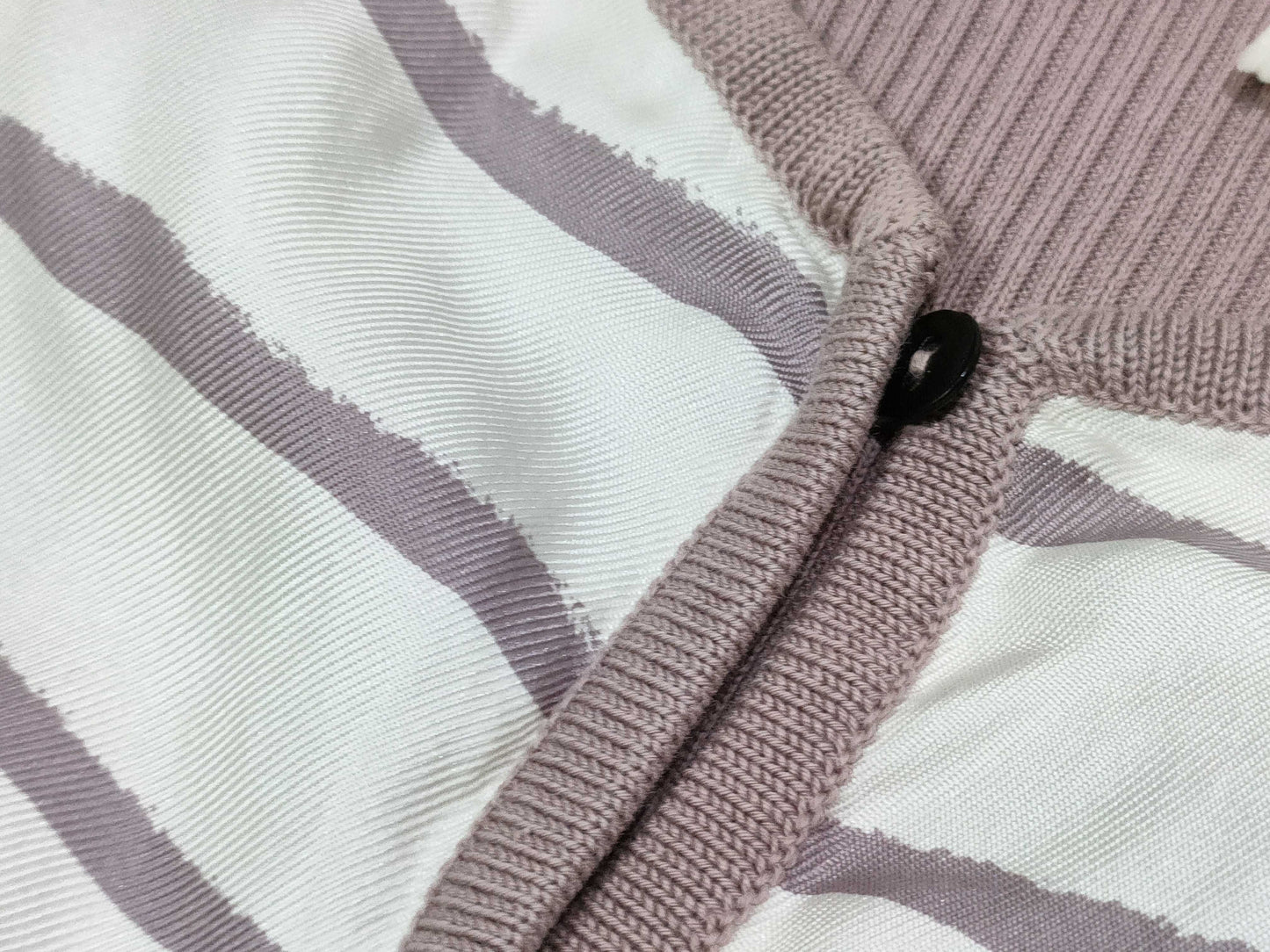 HERMES HERMES Margiela period striped cardigan
