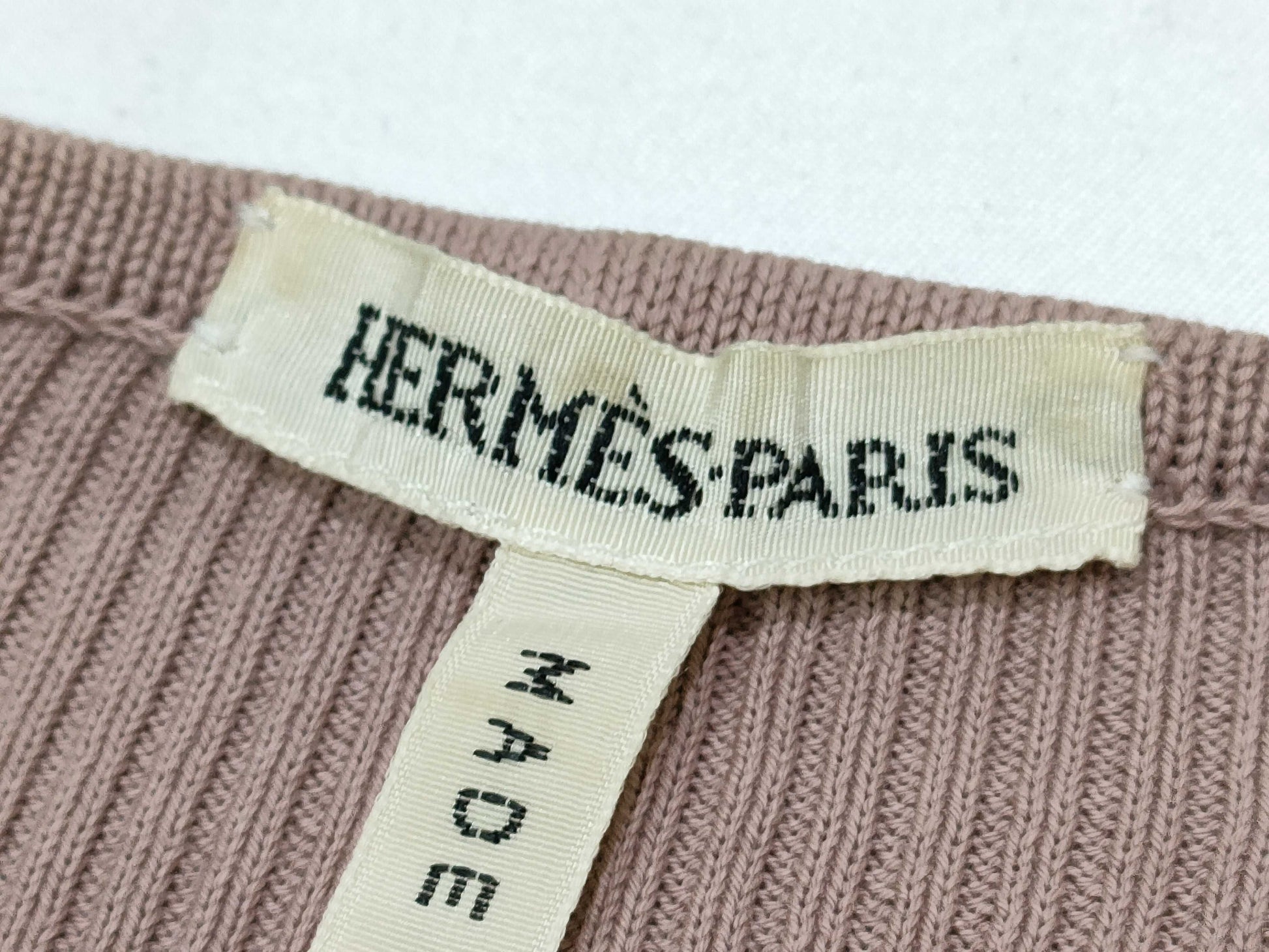 HERMES HERMES Margiela period striped cardigan