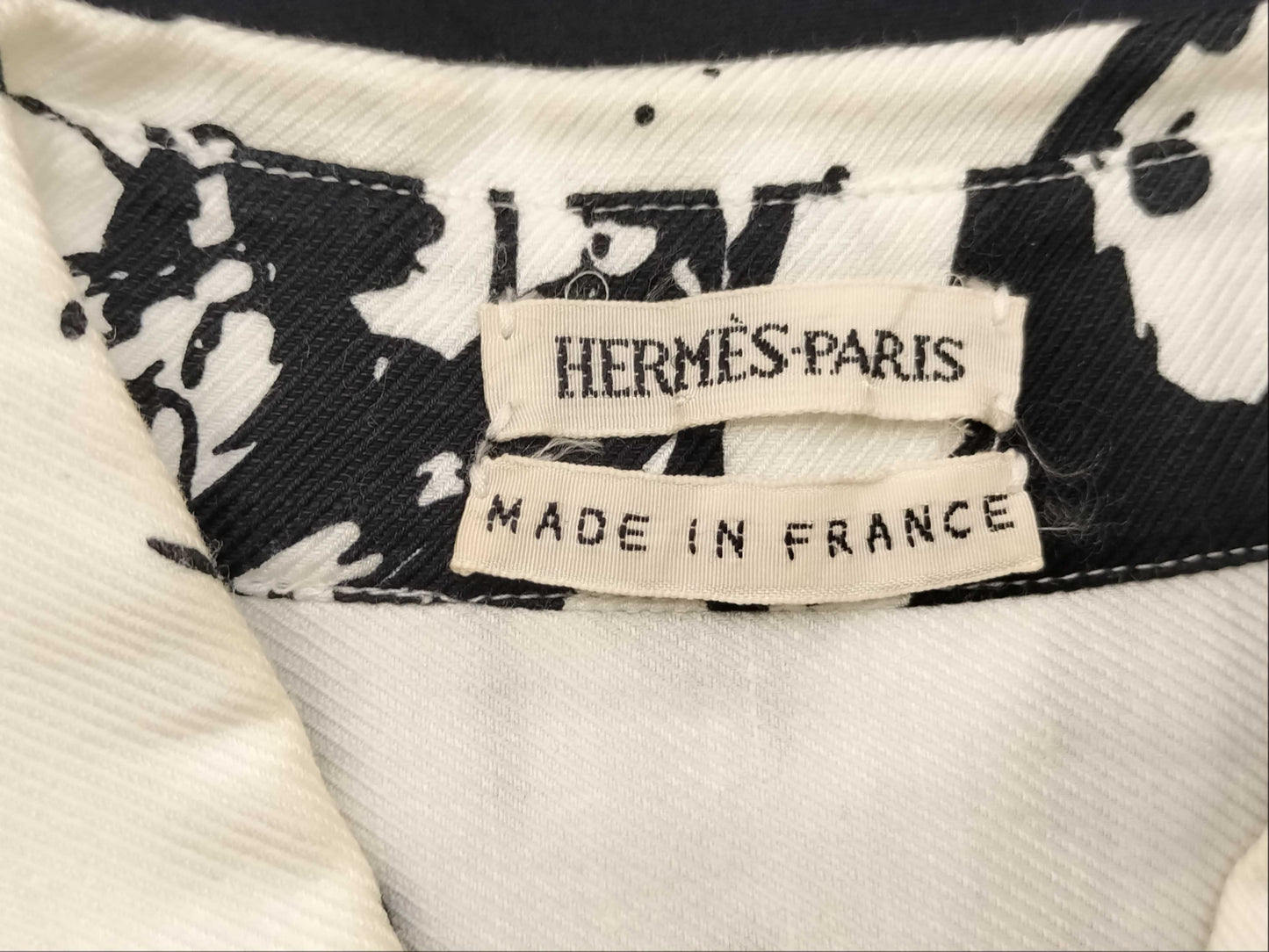 HERMES HERMES Margiela period painted shirt