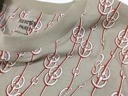 HERMES HERMES Chain Pattern T-Shirt