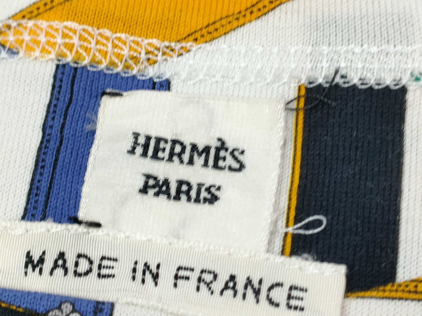 HERMES HERMES Gaultier period belt design T-shirt