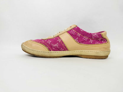 LOUIS VUITTON Monogram Denim LOUIS VUITTON Louis Vuitton Monogram Denim Sneakers