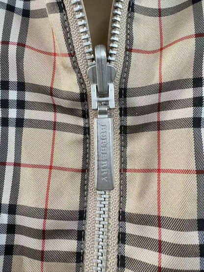 BURBERRY Check Pattern Double-Sided Vest, Sanyo Shokai, LL Vest