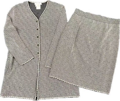 ESCADA ESCADA Diamond Pattern Knit Suit Set Size 40 Other Apparel