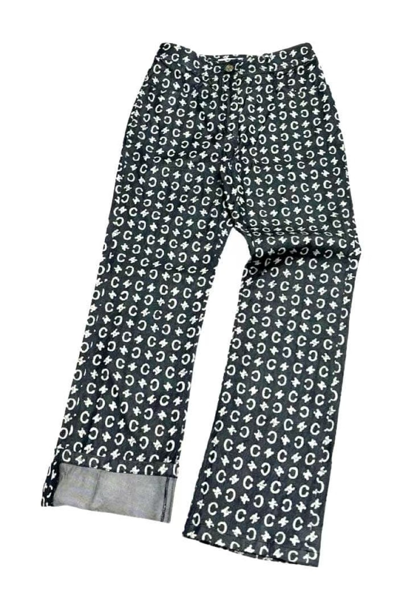 CELINE Logo Blue Jeans Size 38 Pants