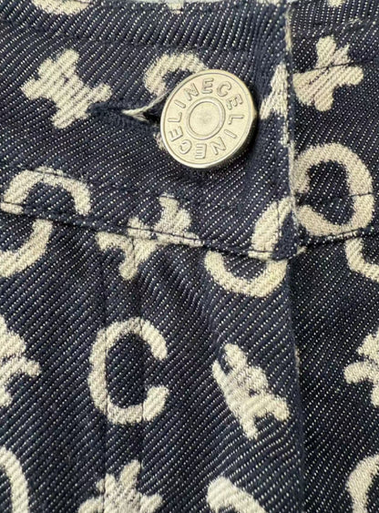 CELINE Logo Blue Jeans Size 38 Pants