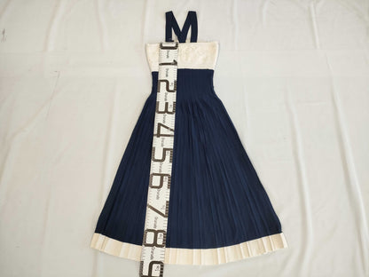 CHANEL Ivory Navy Size 36 Dress