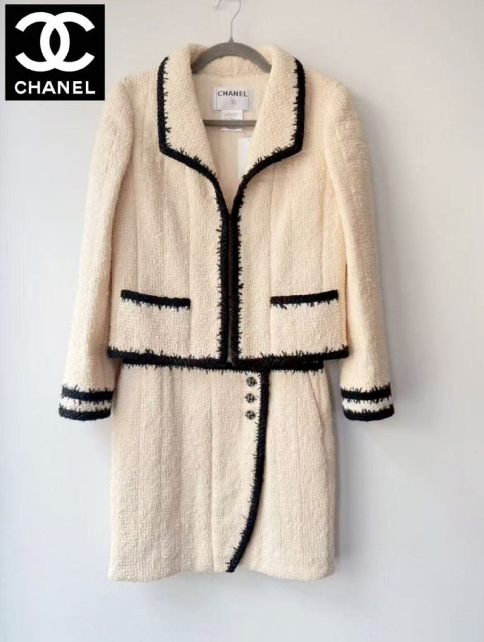 CHANEL ★Excellent Condition★COCO★Tweed★Setup Size 38 Other Apparel