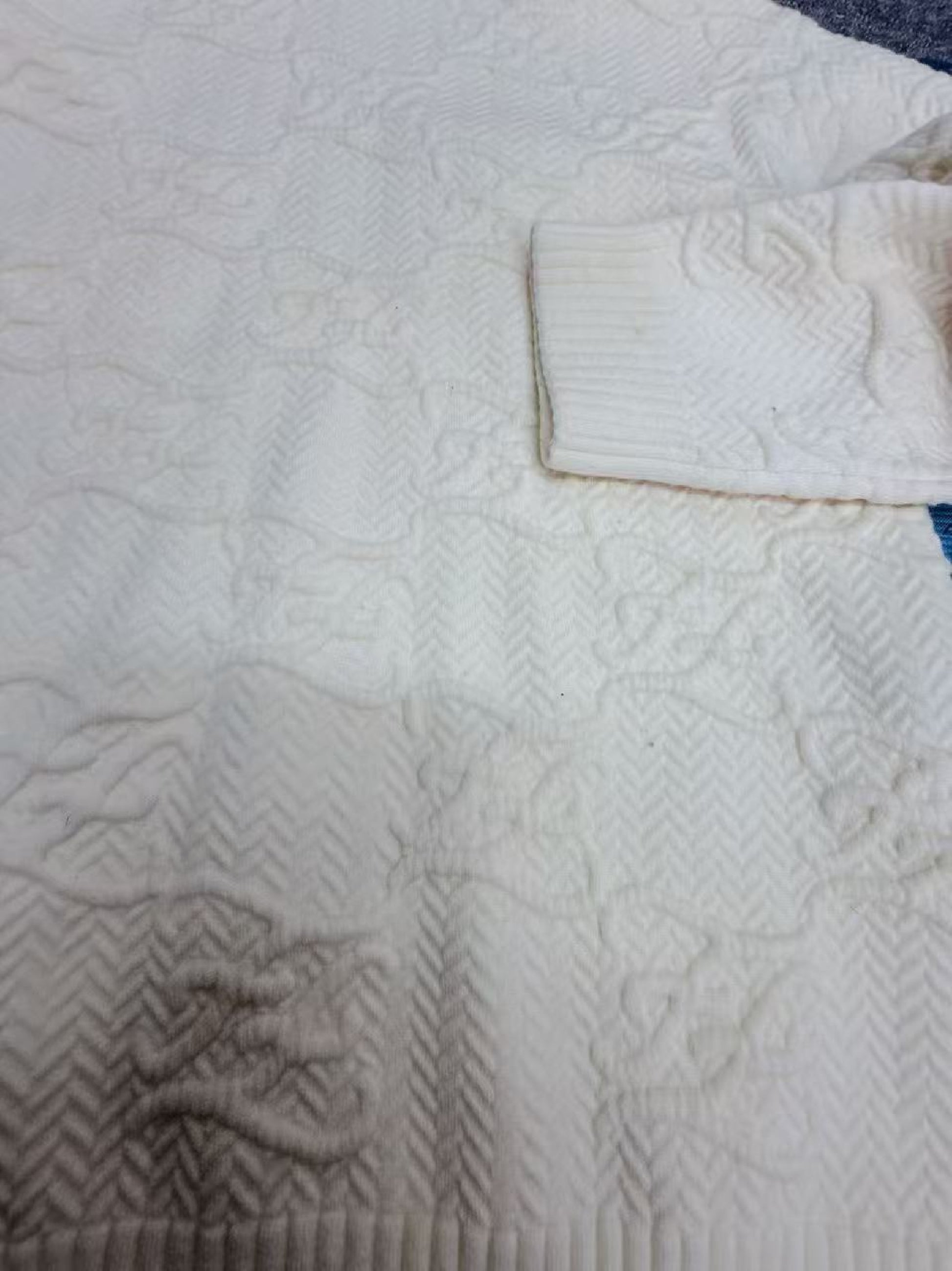 FENDI White 3D FF Logo Turtleneck Knit Sweater Size 36 Tops