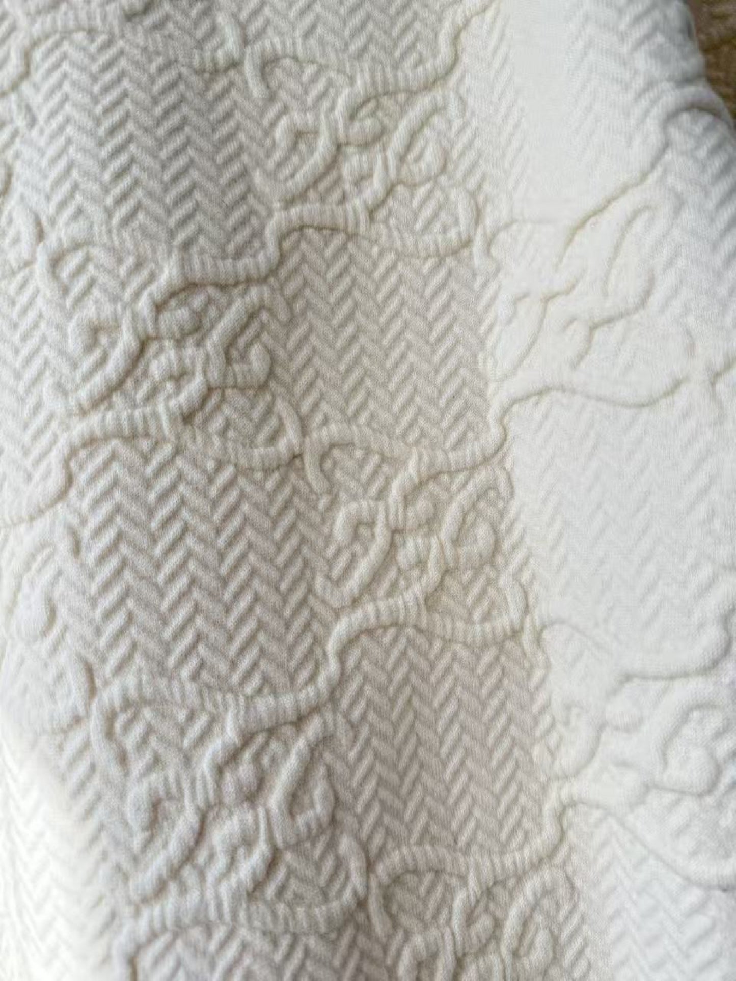 FENDI White 3D FF Logo Turtleneck Knit Sweater Size 36 Tops