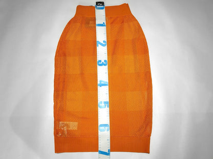 BURBERRY orange skirt