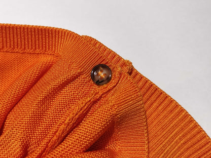 BURBERRY orange skirt