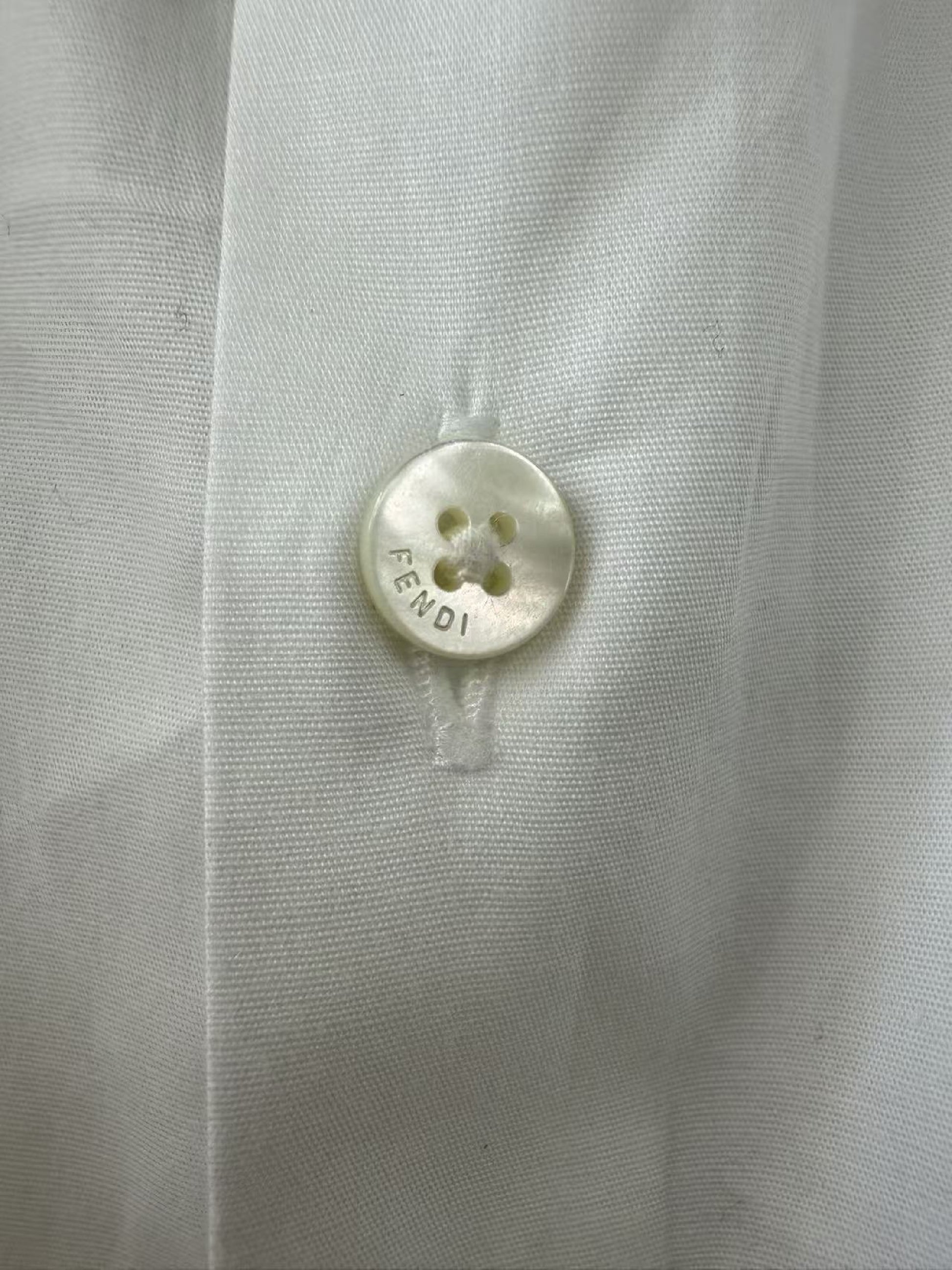 FENDI CAMICIA S SMCO I SEE YOU COTTON SHIRT 42 Shirt