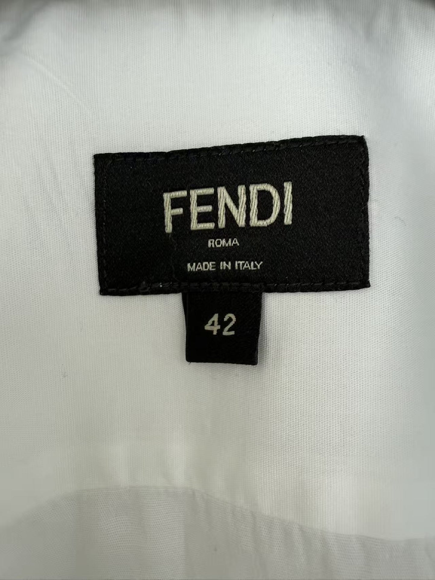 FENDI CAMICIA S SMCO I SEE YOU COTTON SHIRT 42 Shirt