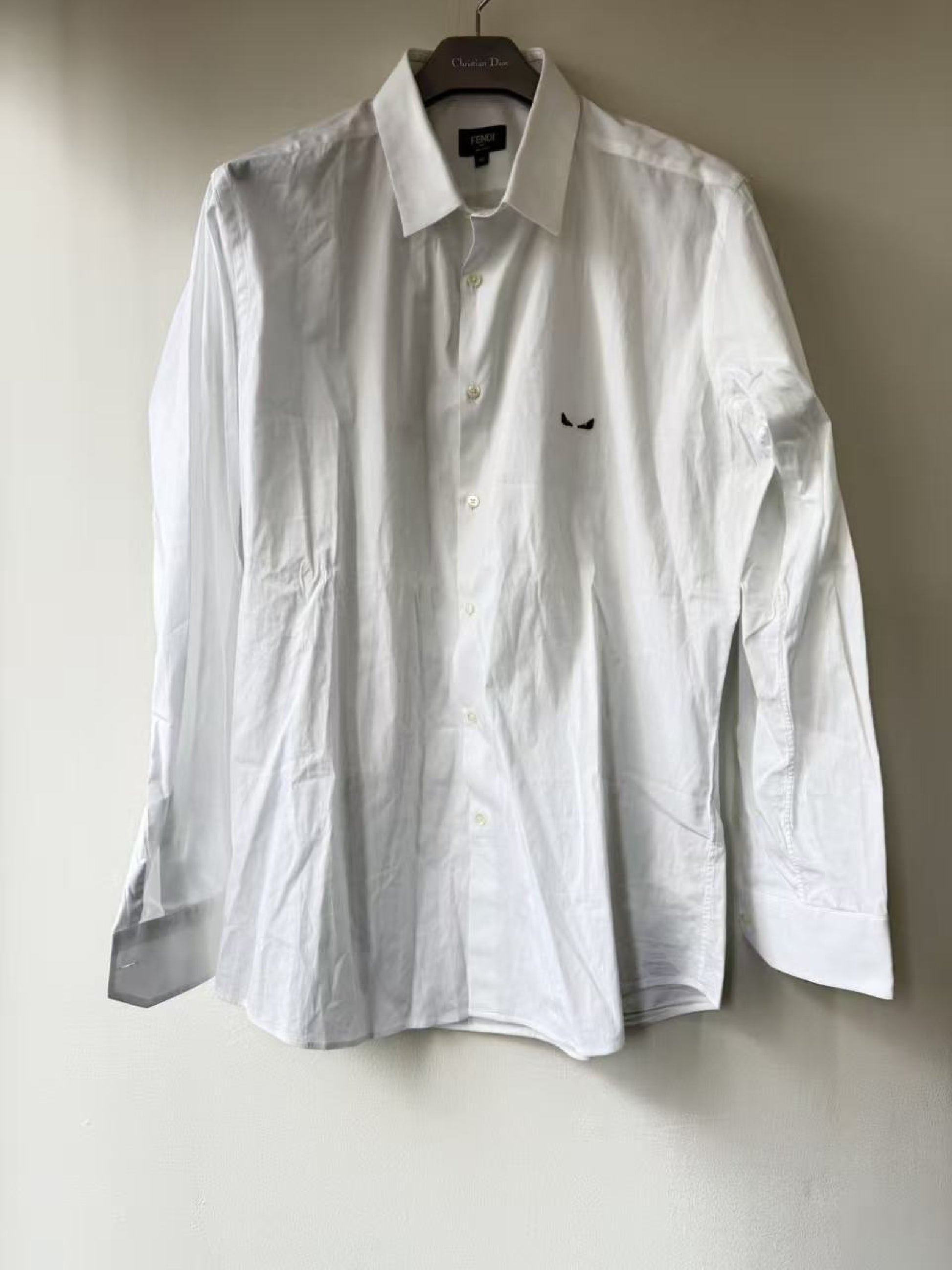 FENDI CAMICIA S SMCO I SEE YOU COTTON SHIRT 42 Shirt