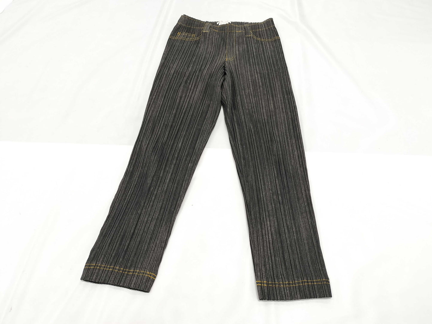 ISSEY MIYAKE Pleats Please Denim Pattern 1 Pants