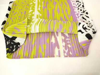 PLEATS PLEASE Issey Miyake all-over print sleeveless top PP83-JK631 Multicolor Top