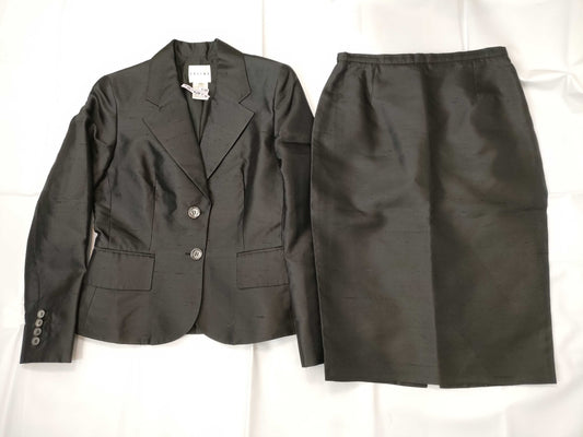 CELINE Silk Suit 2 5285 2 2139 Black 38 Other Apparel