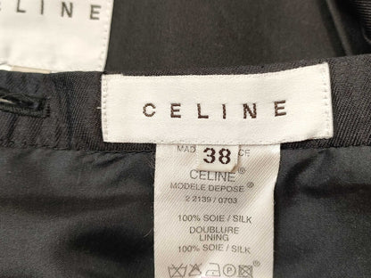 CELINE Silk Suit 2 5285 2 2139 Black 38 Other Apparel