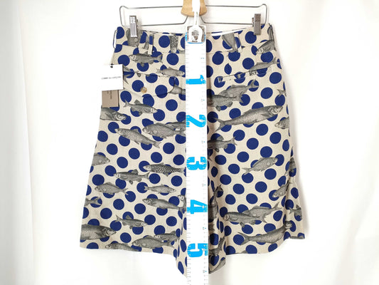 COMME des GARÇONS Comme des Garçons Homme Plus AD2016 Dot and Fish Print Shorts PS-P048 Beige XS Pants