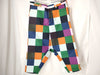 COMME des GARÇONS Comme des Garçons Homme Plus AD2022 Block Check Sarouel Pants PK-P049 Multicolor Small