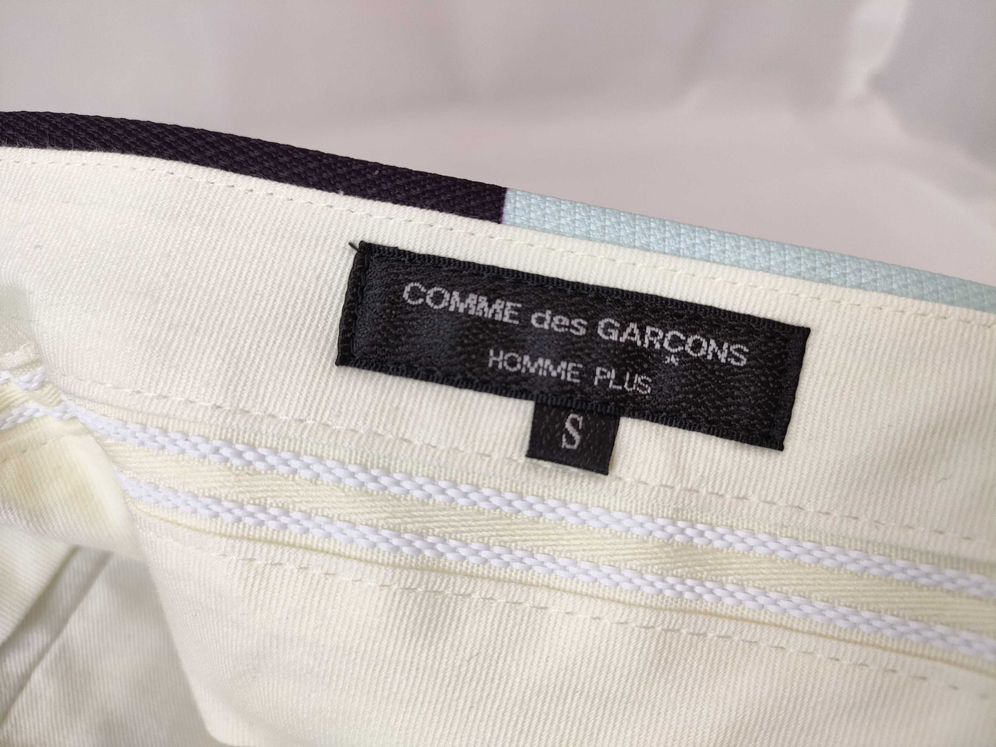COMME des GARÇONS Comme des Garçons Homme Plus AD2022 Block Check Sarouel Pants PK-P049 Multicolor Small