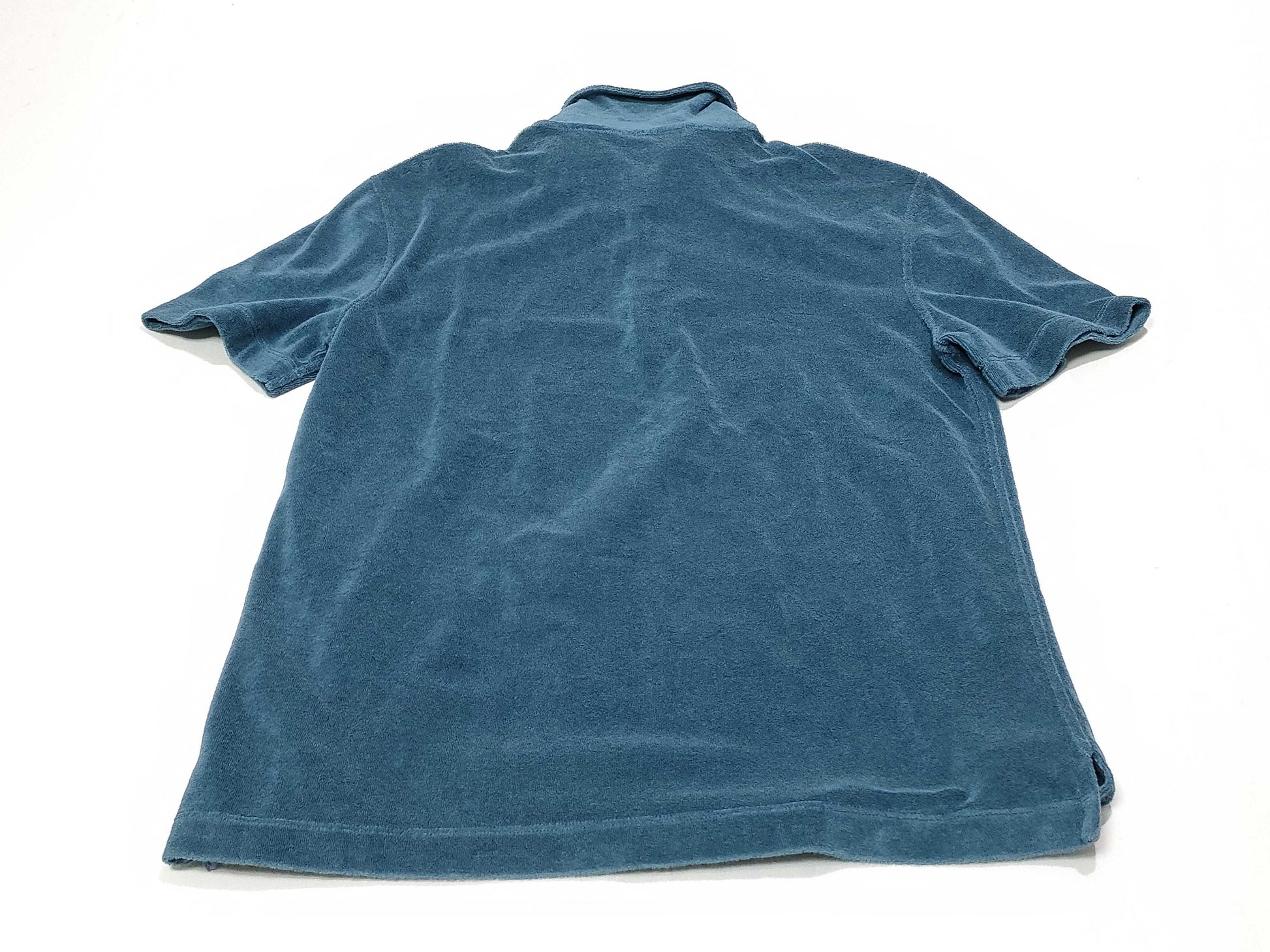 HERMES Short Sleeve Pile Top Pile Polo Shirt Tops