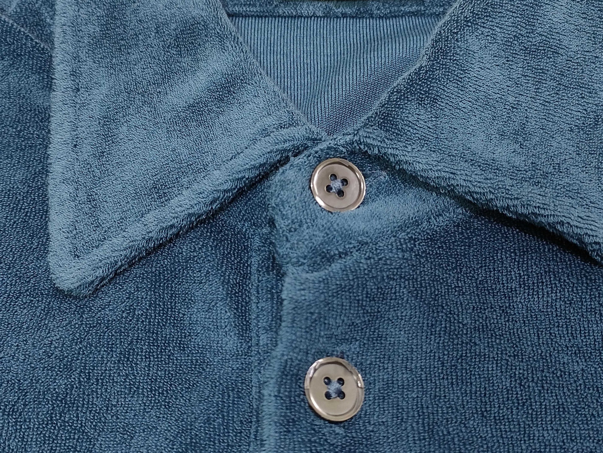 HERMES Short Sleeve Pile Top Pile Polo Shirt Tops