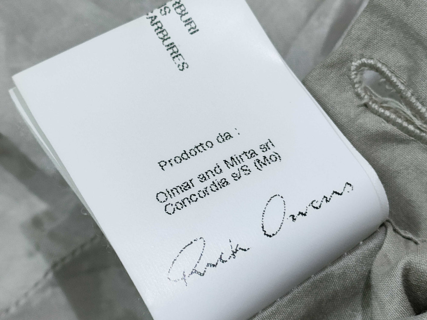 Rick Owens Lambskin Rider's Jacket, Beige, Size 42 