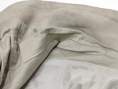 Rick Owens Lambskin Rider's Jacket, Beige, Size 42 