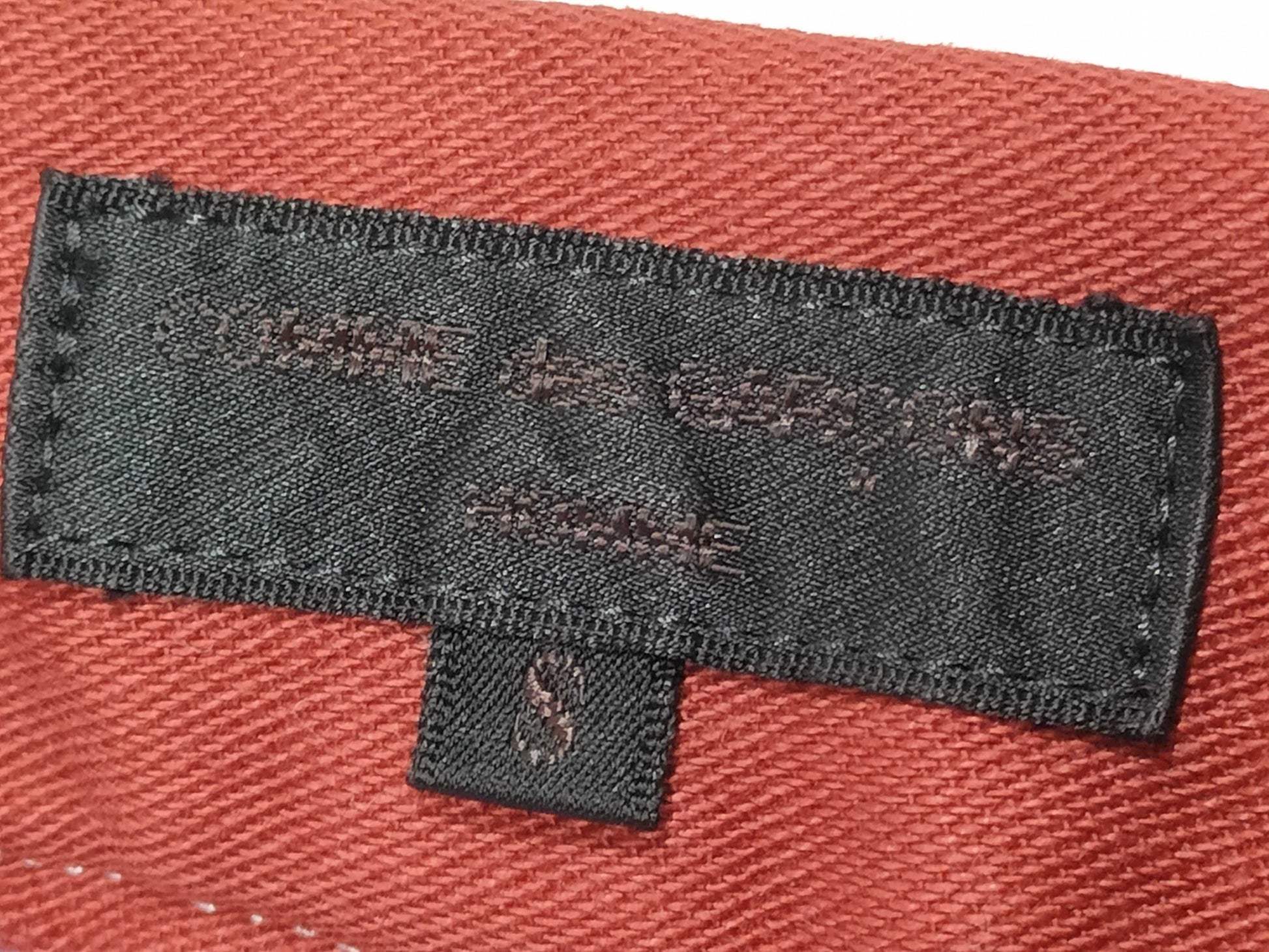 COMME des GARÇONS Homme Plus Men's AD1999 99AW Souvenir Kitsch Hermès Period Dyed Cotton Pants in Terracotta, Red, and Brown