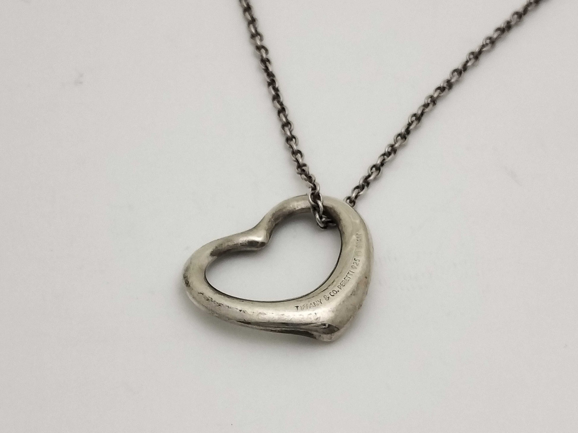 Tiffany & Co. Open Heart Tiffany 925 Necklace