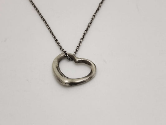 Tiffany & Co. Open Heart Tiffany 925 Necklace