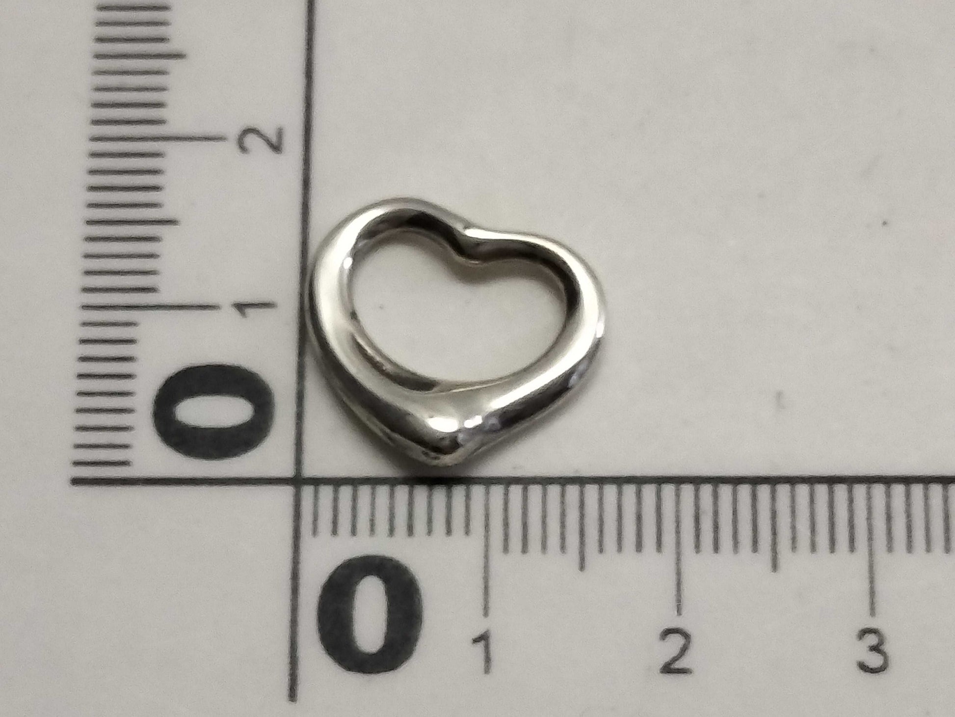 Tiffany & Co. Open Heart Tiffany Necklace Pendant