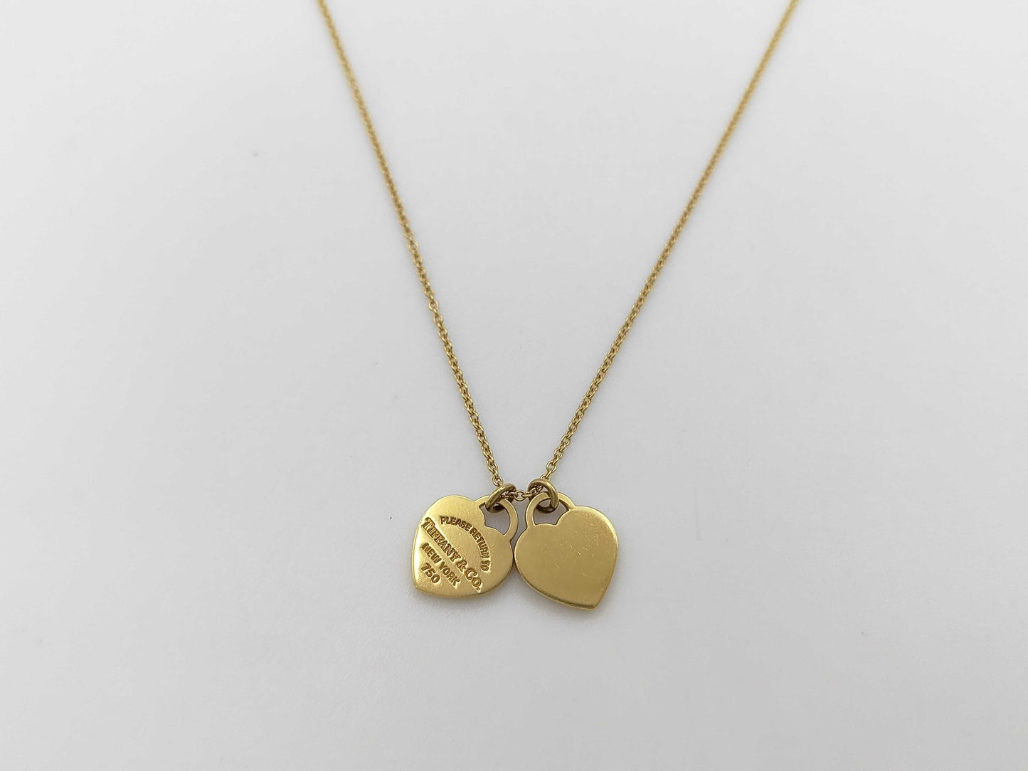Tiffany & Co. Return to Heart Yellow Gold 750 4.3g Necklace 