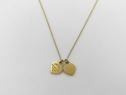 Tiffany & Co. Return to Heart Yellow Gold 750 4.3g Necklace 