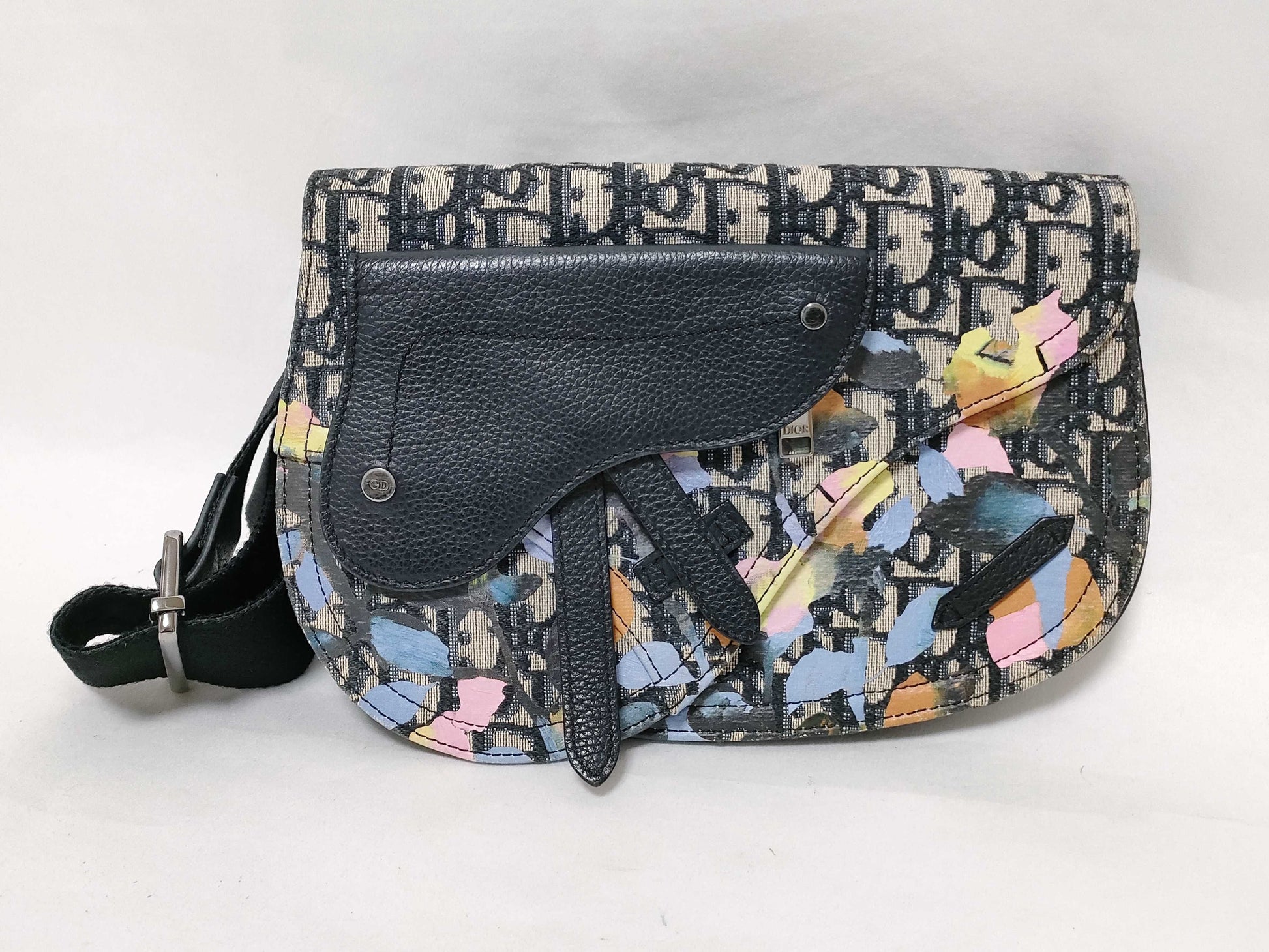 Dior Alex Foxton Oblique Saddle Bag Shoulder Bag