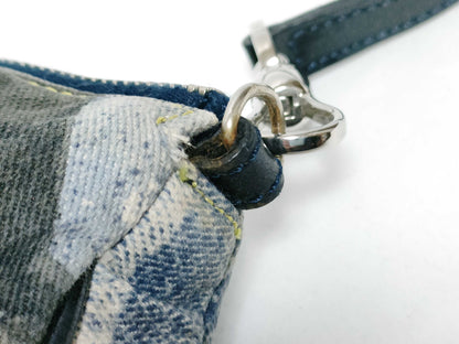 Dior Dior Saddle Bag Denim Transfer Shoulder Bag