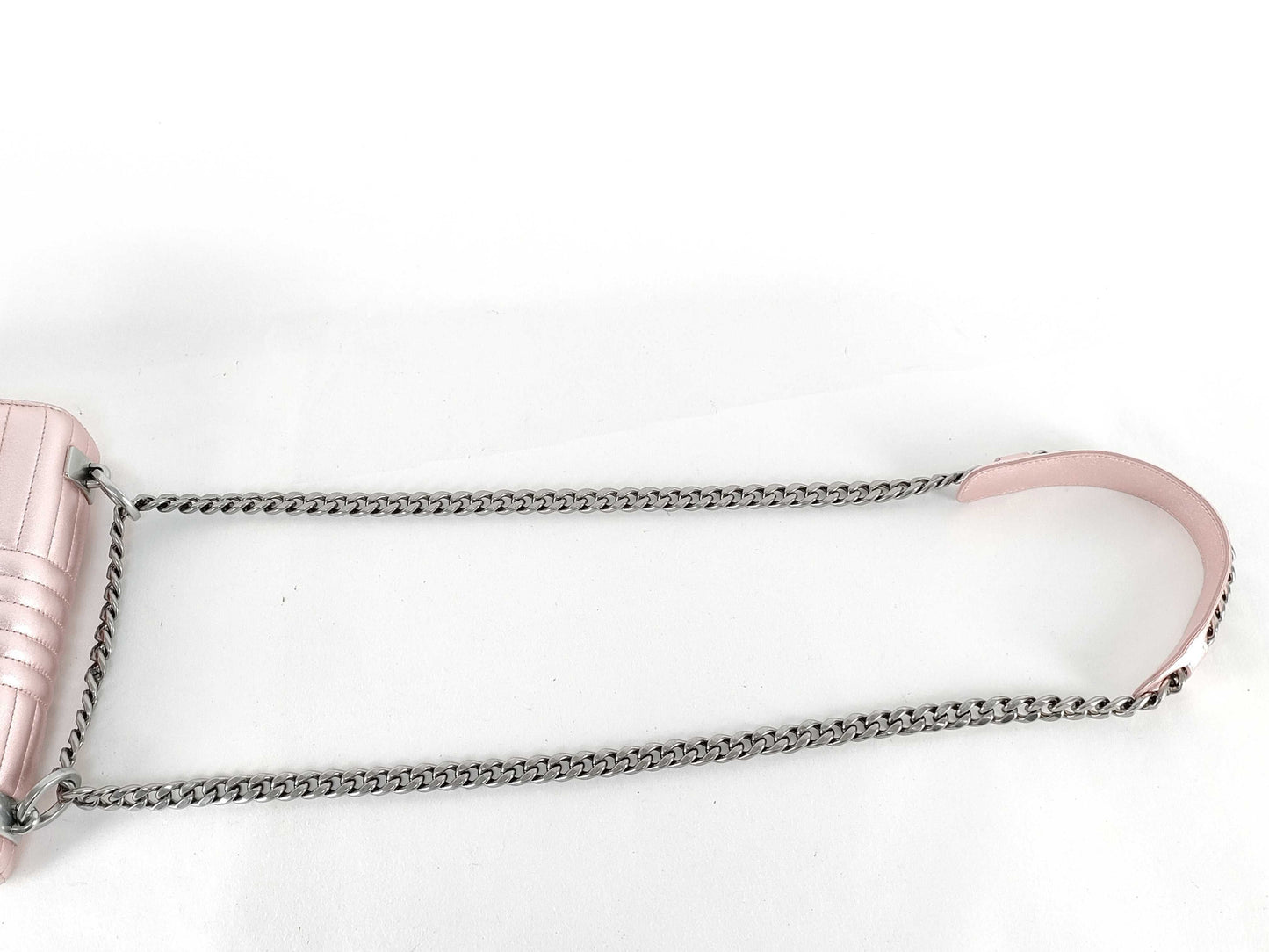 PRADA Prada Diagram Chain Shoulder Bag in Metallic Color