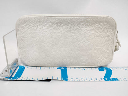 LOUIS VUITTON Monogram Empreinte Pochette Volga in Taurillon Leather M53551 Clutch Bag/Second Bag