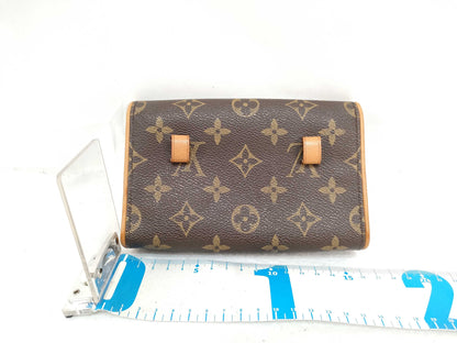 LOUIS VUITTON Monogram Pochette Florentine M51855 FL1002 Waist Bag