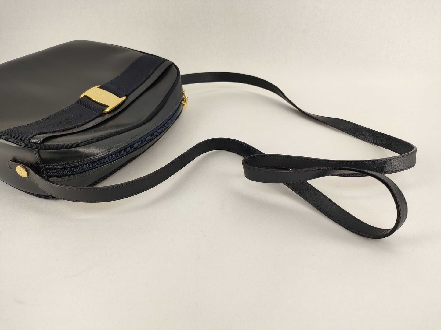 Salvatore Ferragamo Vara Ribbon Shoulder Bag with Hardware