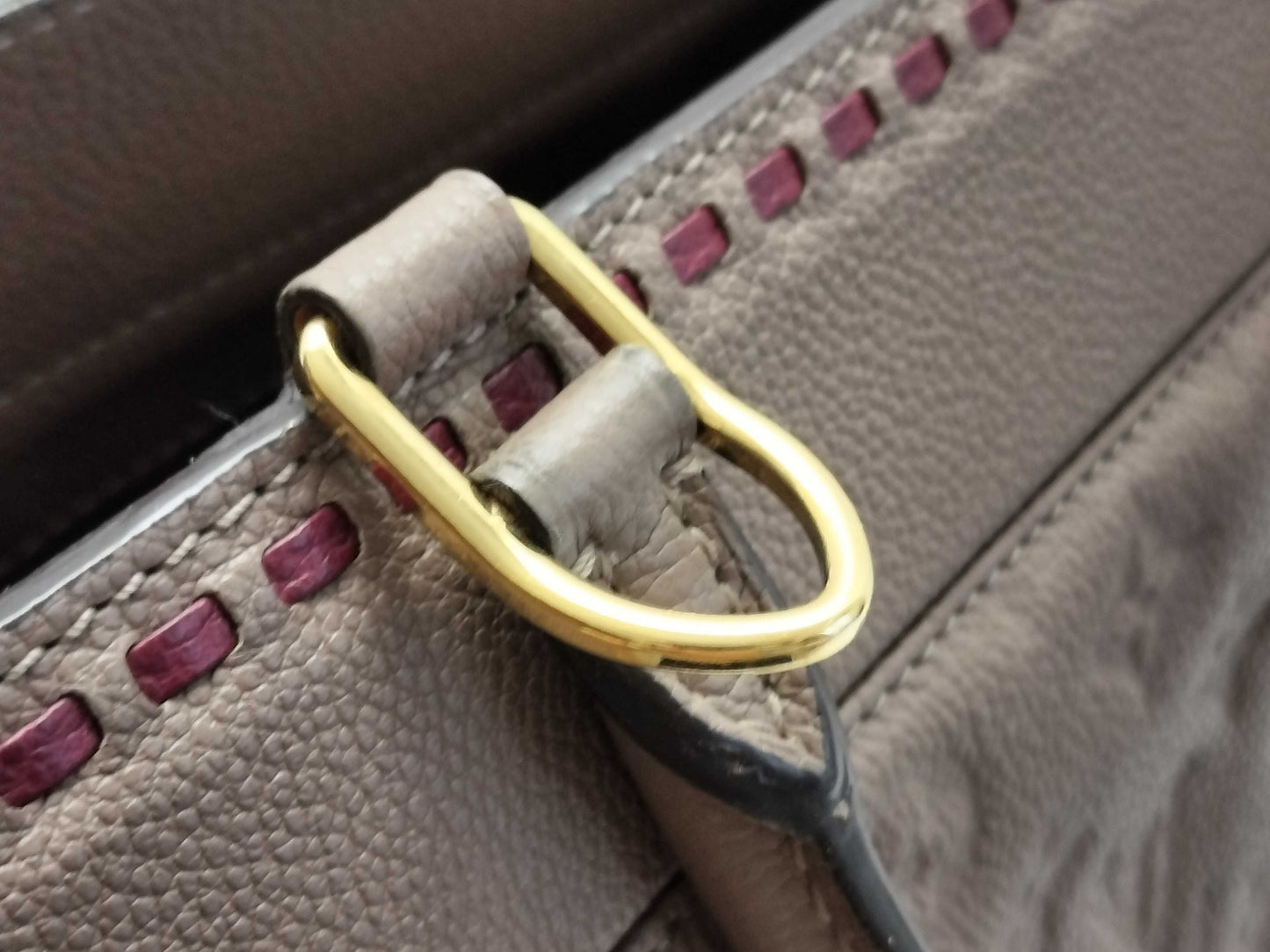 LOUIS VUITTON Monogram Empreinte Louis Vuitton Vosges Monogram Empreinte Shoulder Bag Shoulder Bag