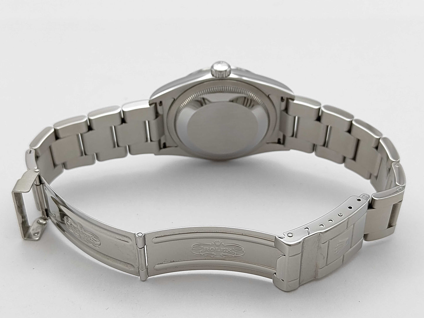 ROLEX 114270 Y402292 Black Dial Oyster Bracelet Boys' Watch